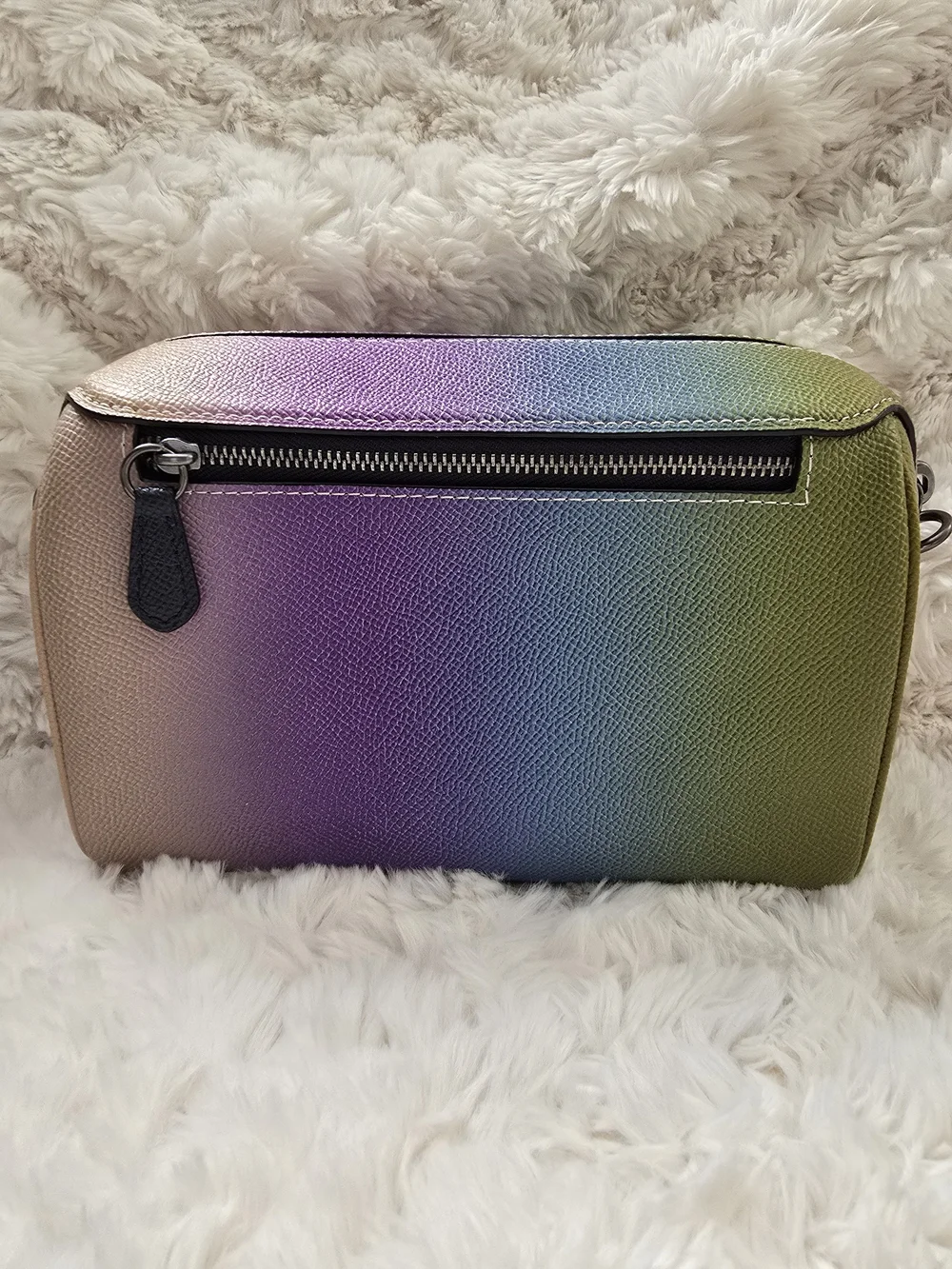 Coach Ombre Rainbow Leather Crossbody Bag - Picture 2 of 8